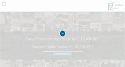 Desktop Screenshot of prefabricasa.com