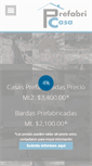 Mobile Screenshot of prefabricasa.com