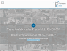 Tablet Screenshot of prefabricasa.com